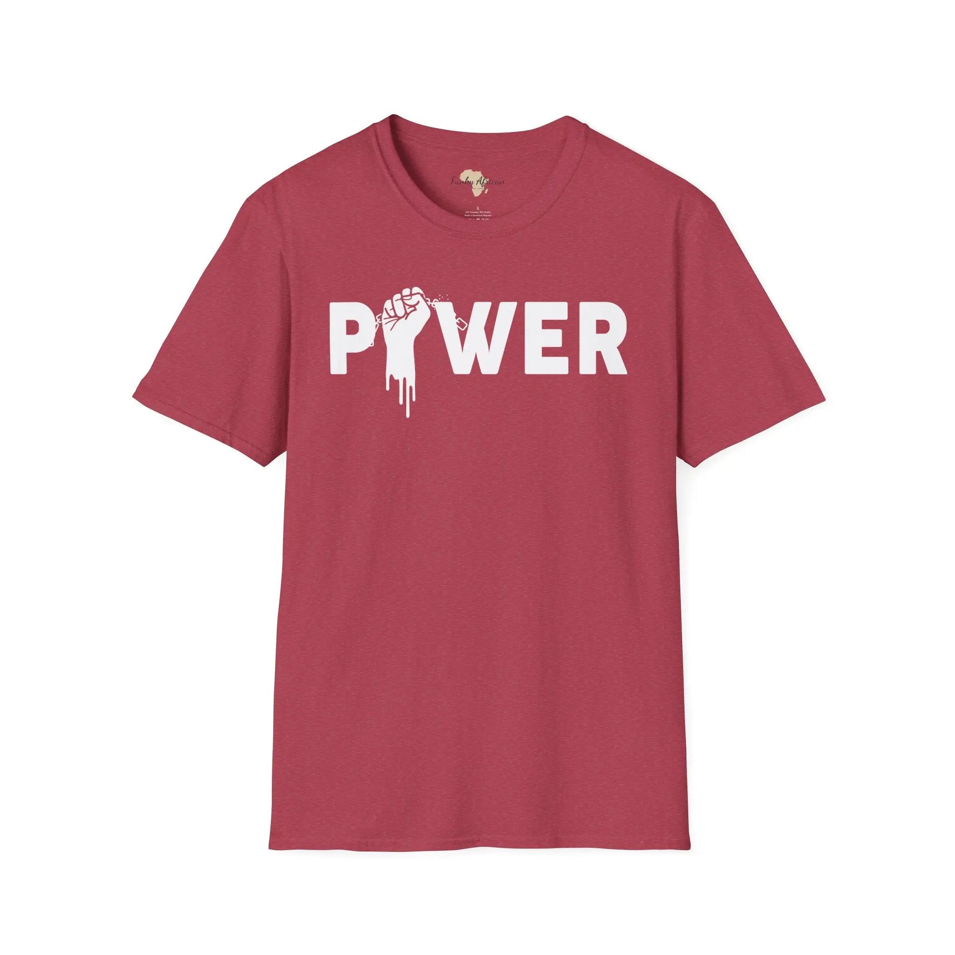 Power unisex softstyle tee Funky African