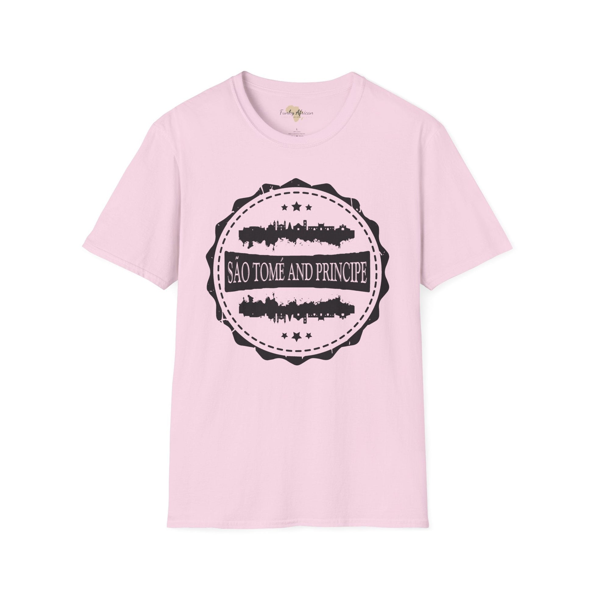 São Tomé and Príncipe Stamp unisex tee Funky African