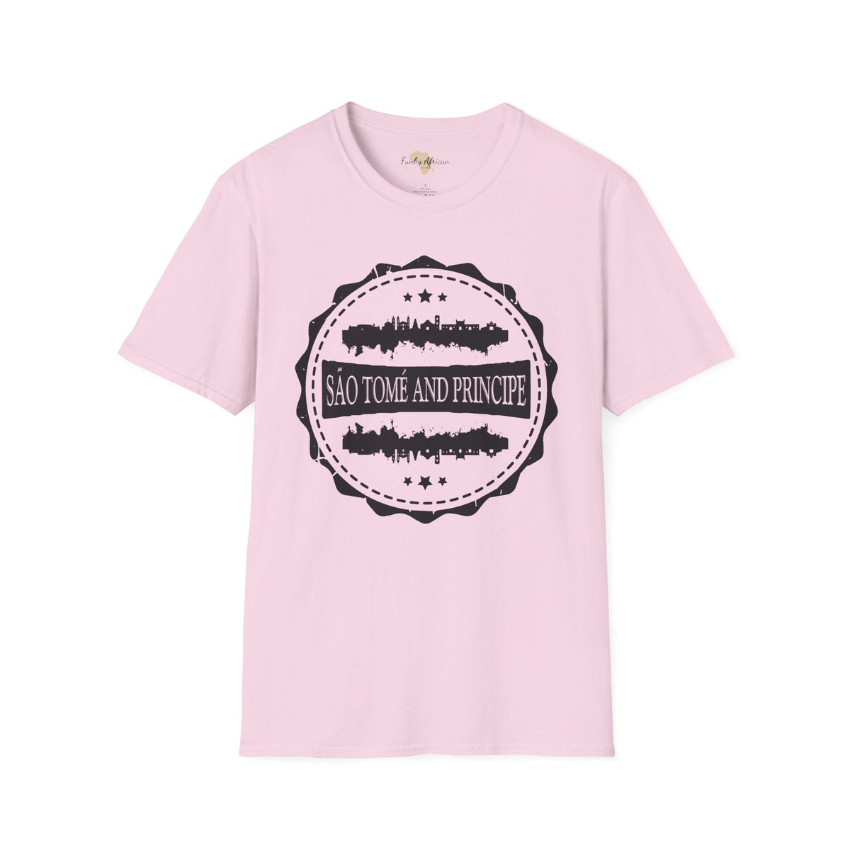 São Tomé and Príncipe Stamp unisex tee Funky African
