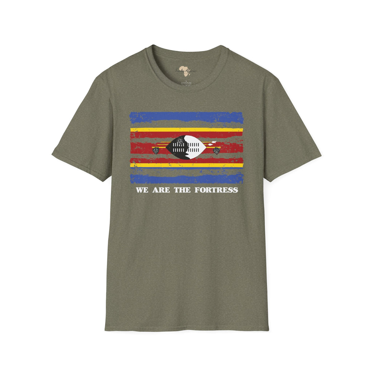 Eswatini strip unisex softstyle tee Funky African
