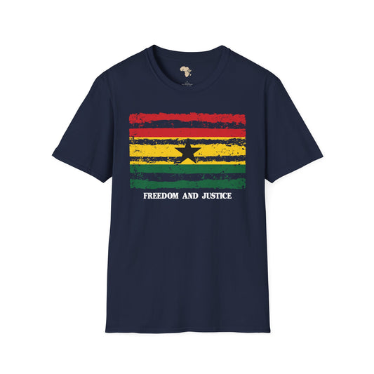 Ghana strip unisex softstyle tee