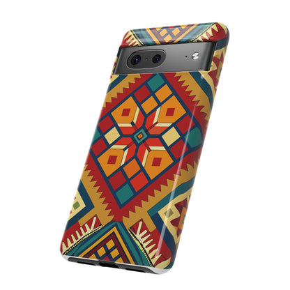 African Print Google Pixel Tough Cases