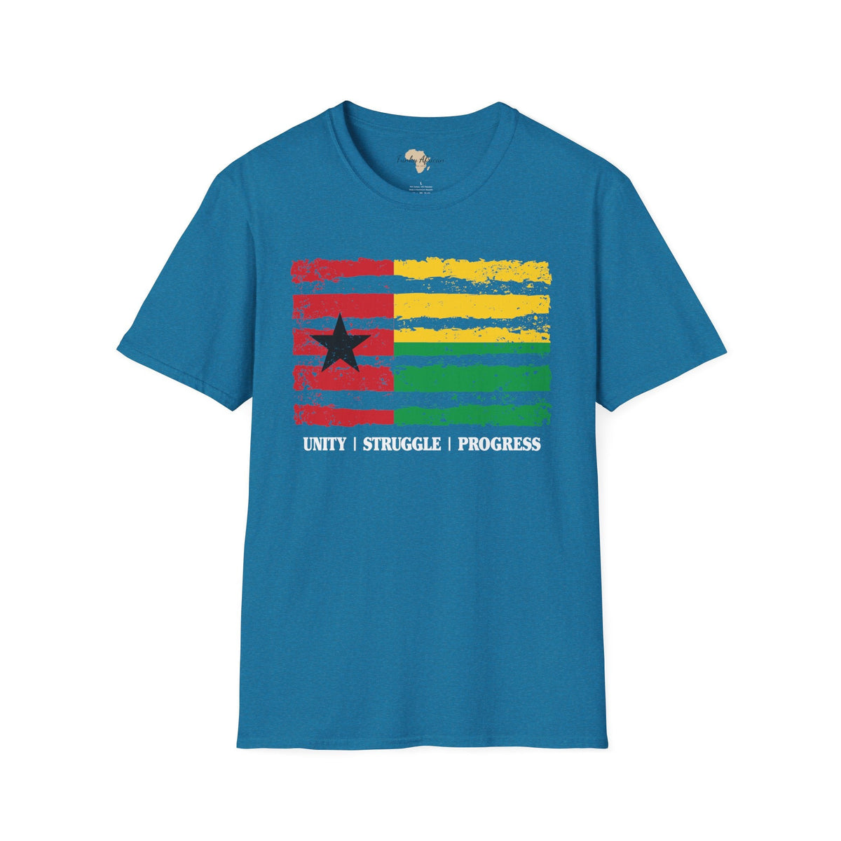 Guinea-Bissau strip unisex softstyle tee Funky African