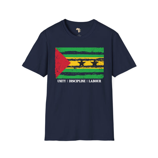São Tomé and Príncipe strip unisex softstyle tee