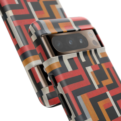 African Print Google Pixel Tough Cases