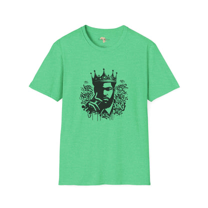 African King graffiti unisex softstyle tee