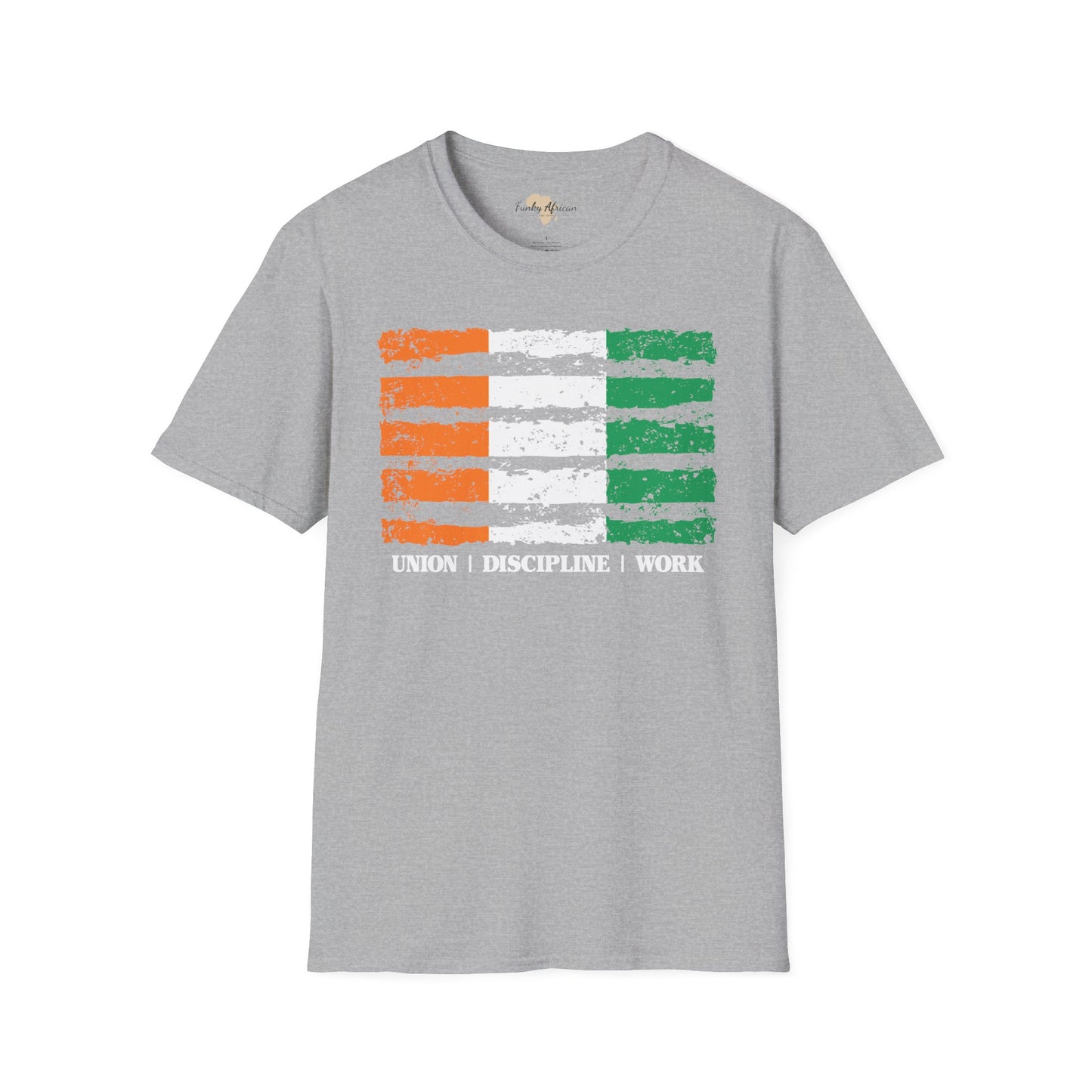 Côte d'Ivoire strip unisex softstyle tee