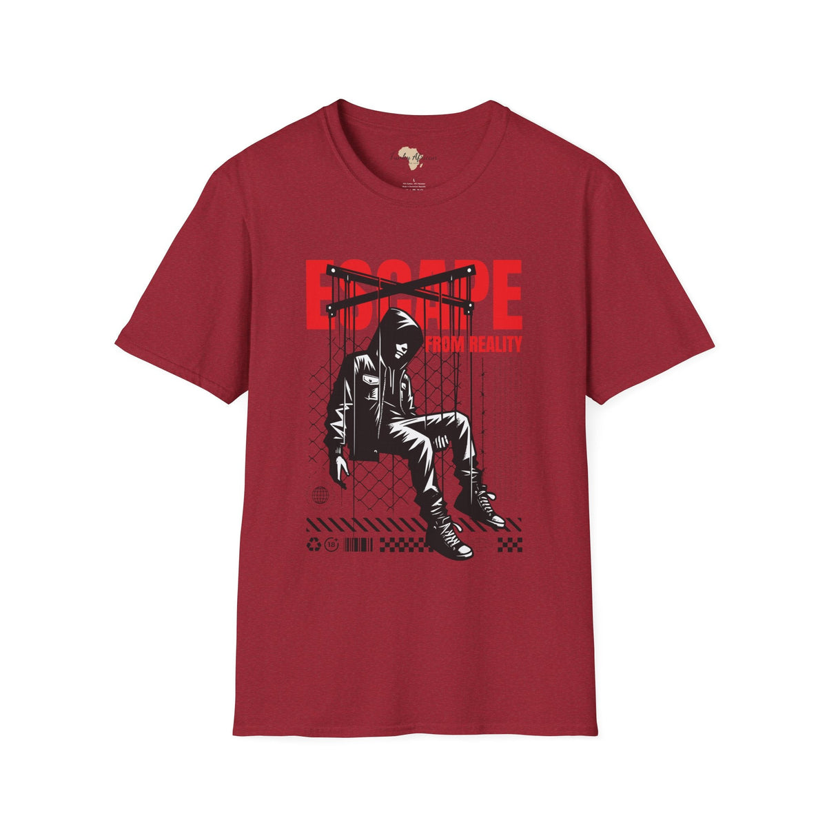 Escape from reality unisex softstyle tee Funky African