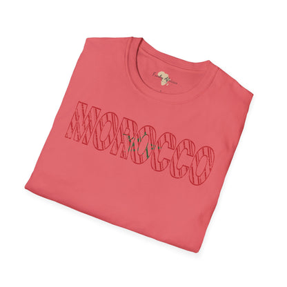 Morocco text unisex softstyle tee