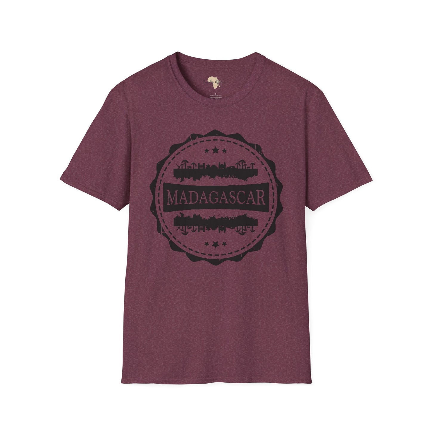 Madagascar Stamp unisex tee