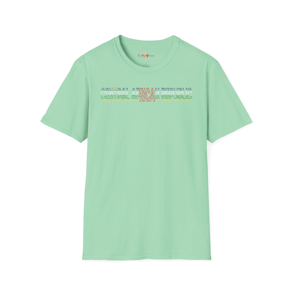 Central African Republic unisex softstyle tee Funky African