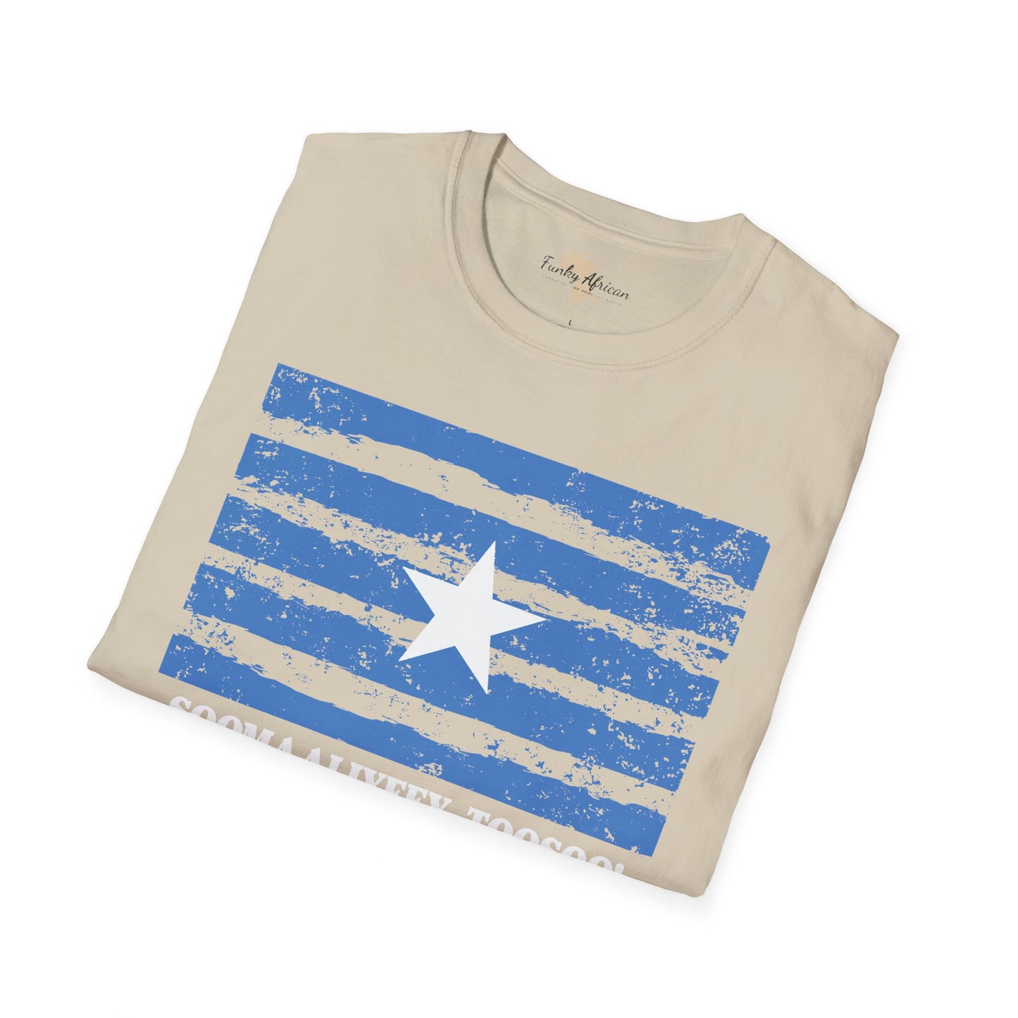 Somalia strip unisex softstyle tee