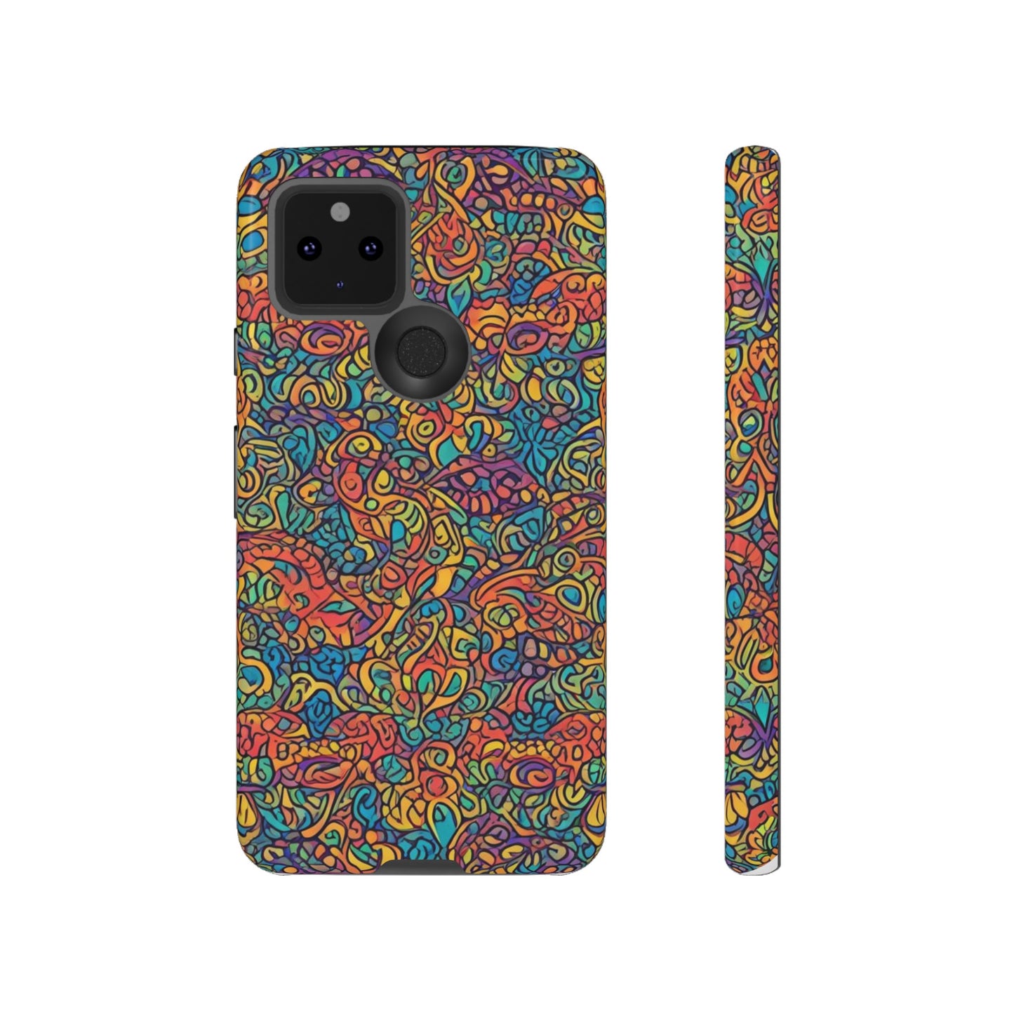 African Print Google Pixel Tough Cases