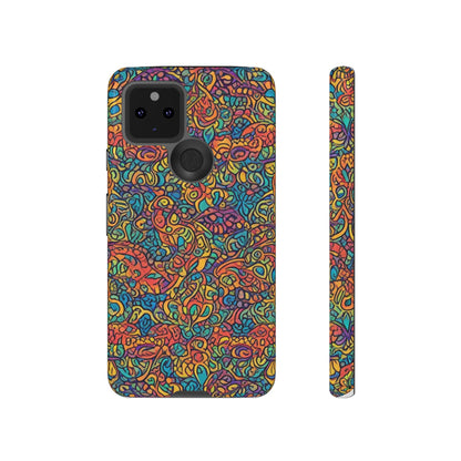 African Print Google Pixel Tough Cases