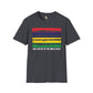 Mauritius strip unisex softstyle tee Funky African