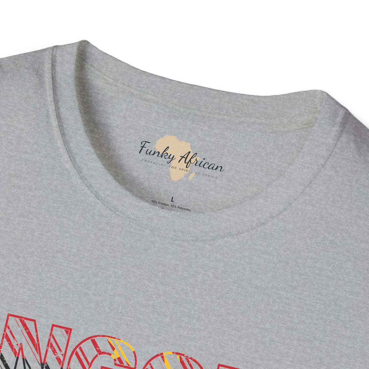 Angola text unisex softstyle tee Funky African