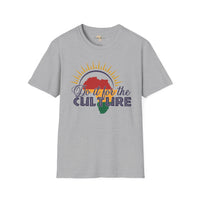 For the culture unisex softstyle tee Funky African