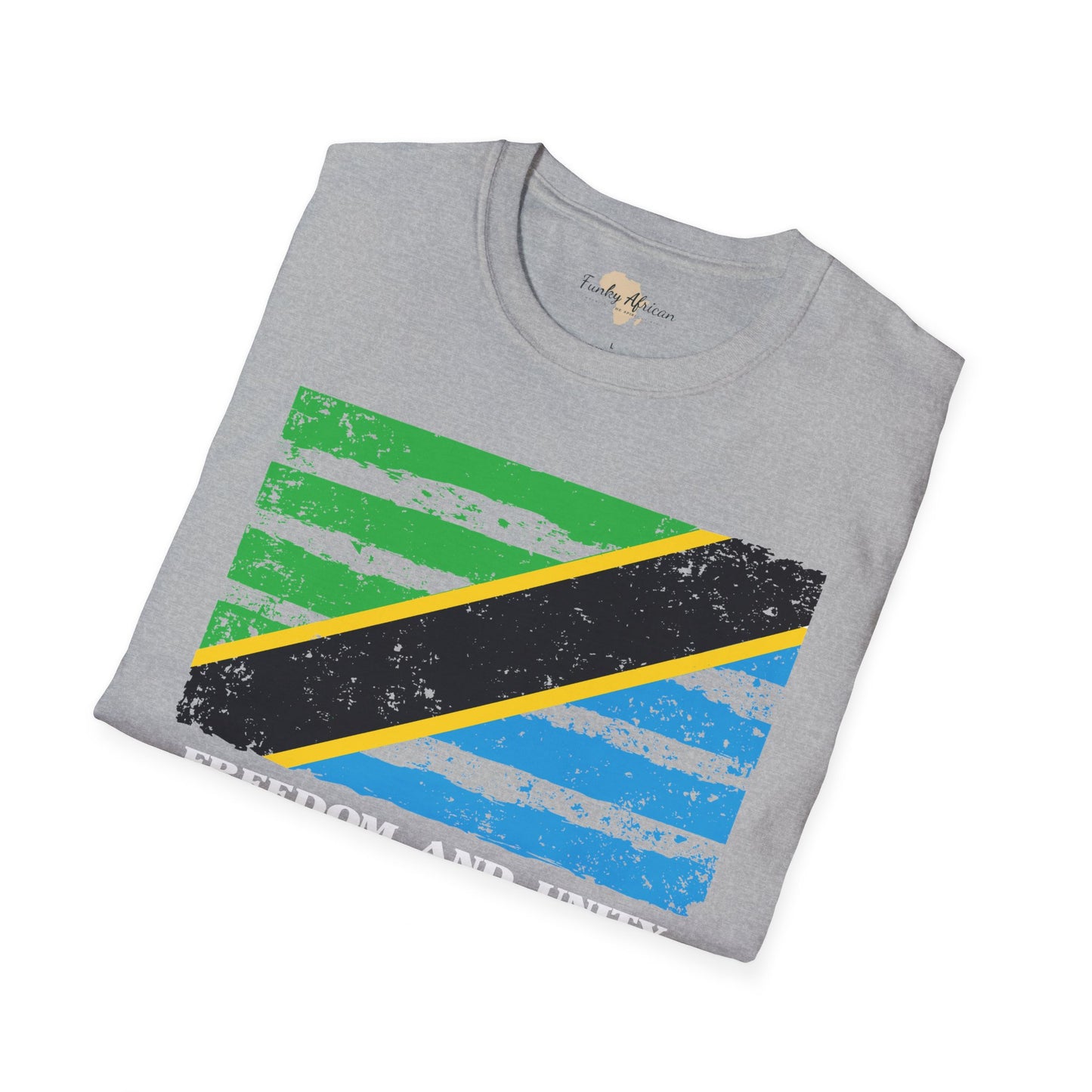 Tanzania strip unisex softstyle tee