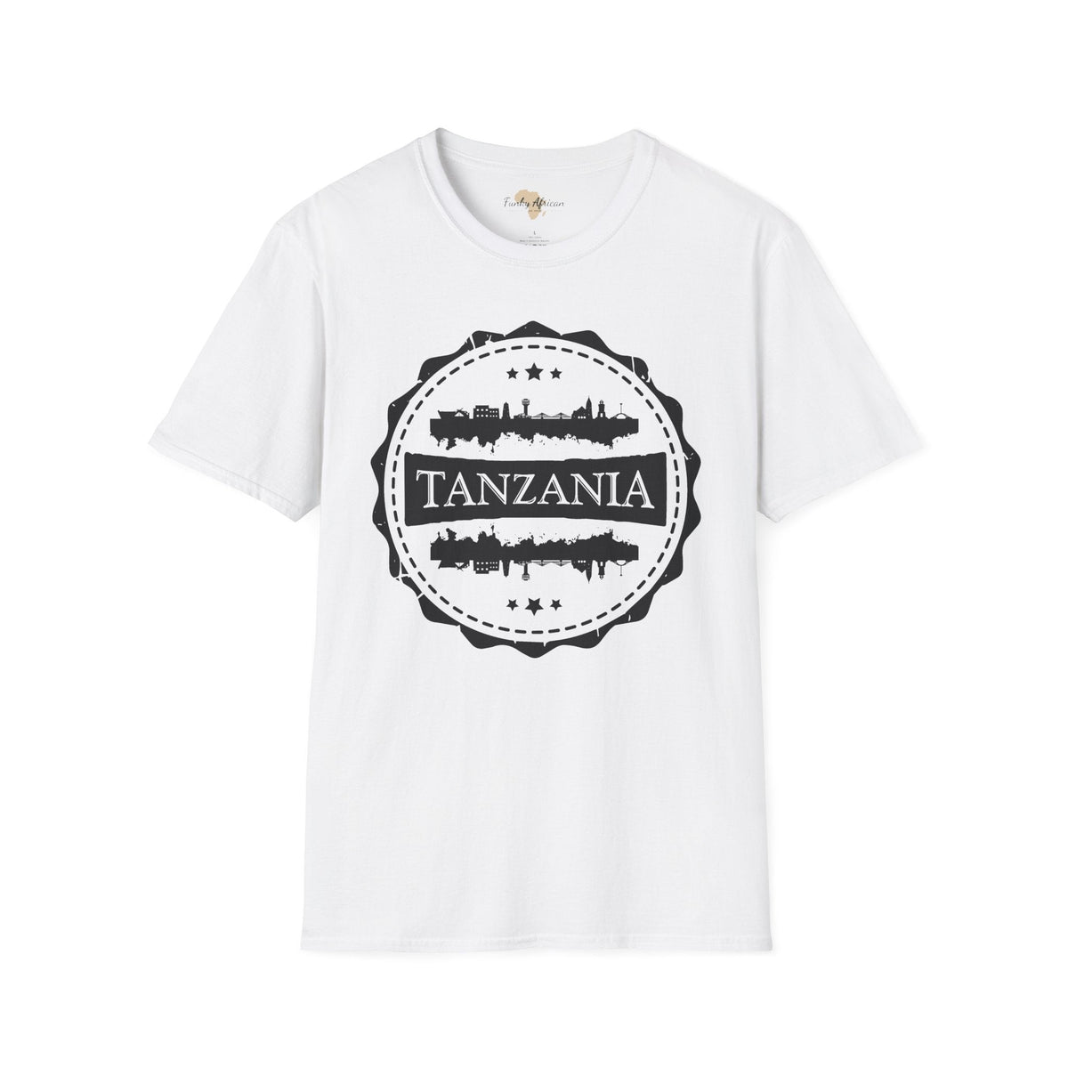 Tanzania Stamp unisex tee Funky African