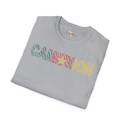 Cameroon text unisex softstyle tee