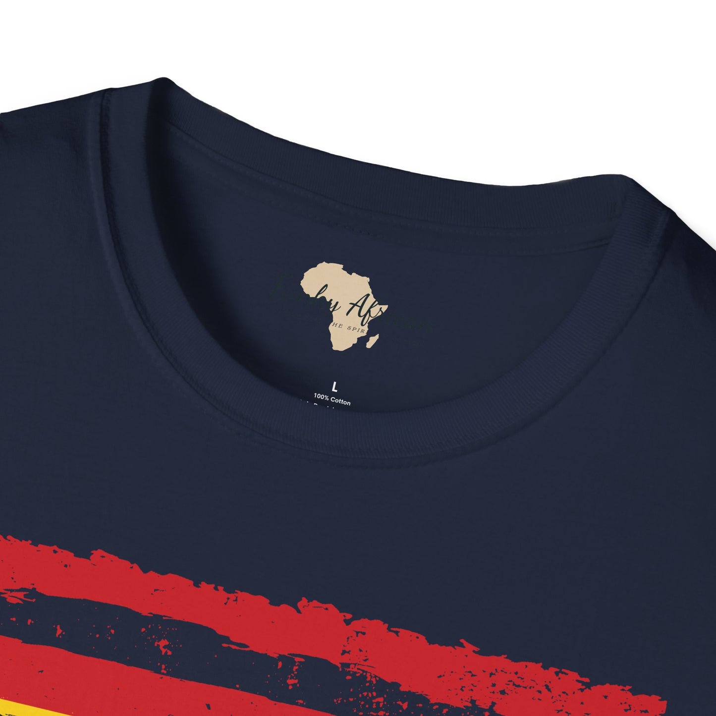 Ghana strip unisex softstyle tee