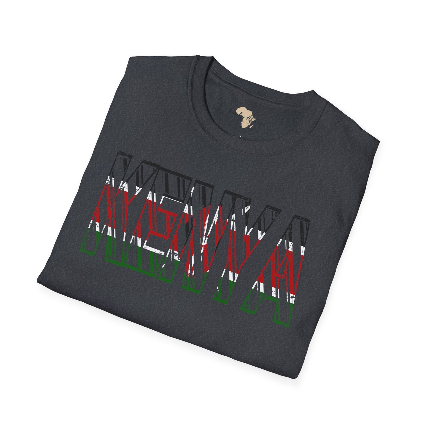 Kenya text unisex softstyle tee