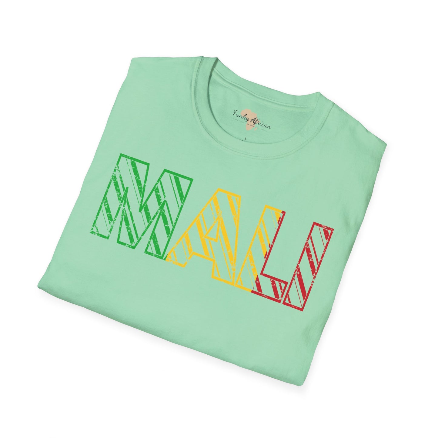 Malian text unisex softstyle tee