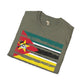 Mozambique strip unisex softstyle tee Funky African