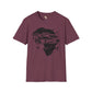 African map graffiti unisex softstyle tee Funky African