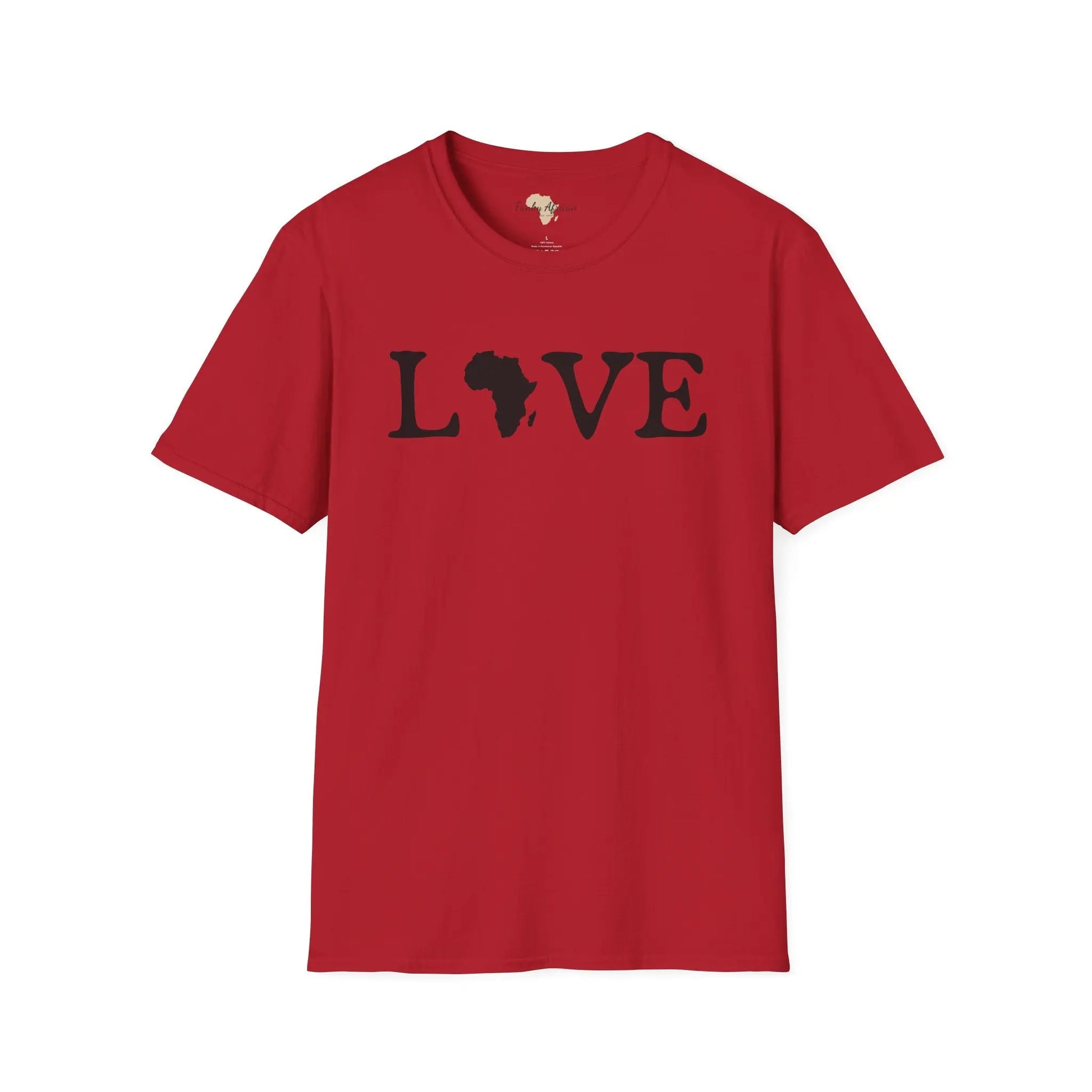 One love unisex softstyle tee Funky African