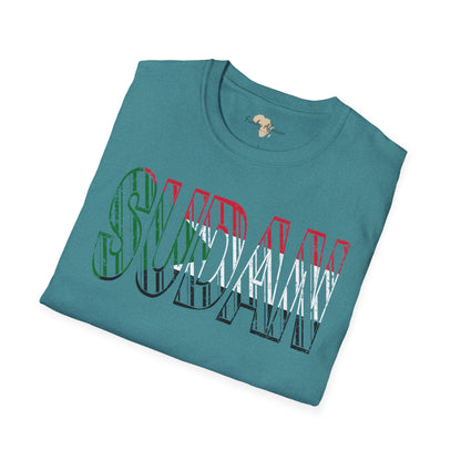 Sudan text unisex softstyle tee