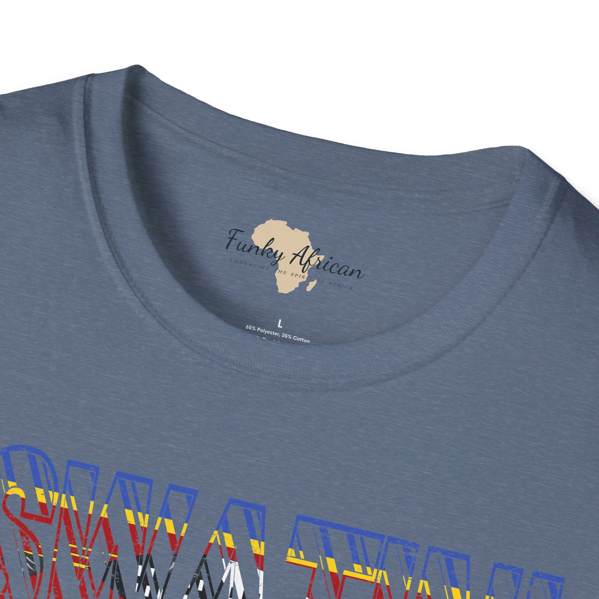 Eswatini text unisex softstyle tee Funky African