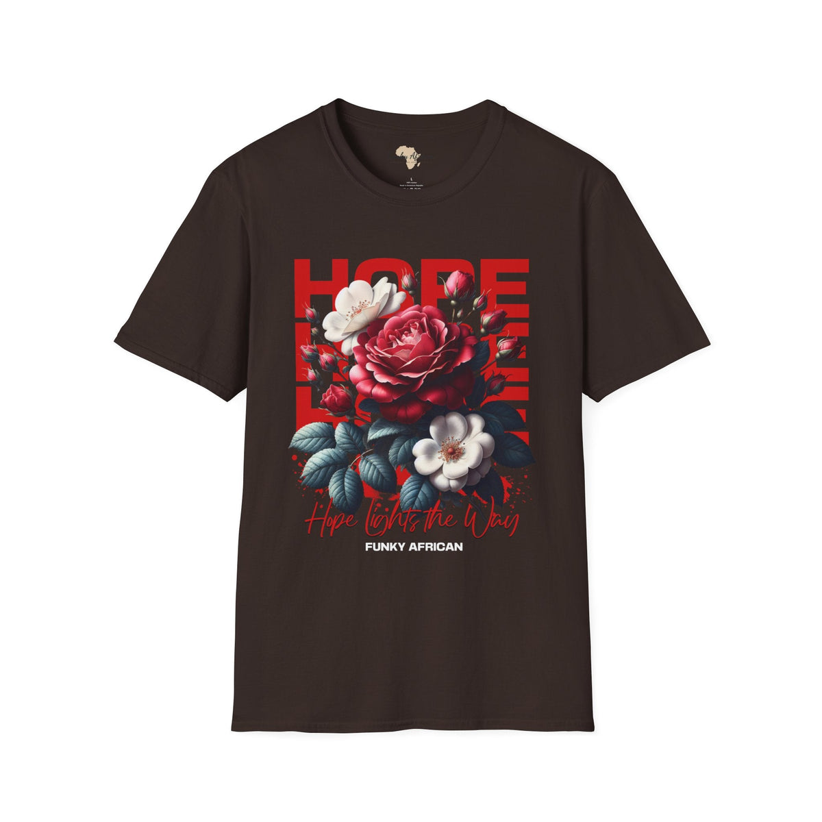 Hope lights the way unisex tee Funky African