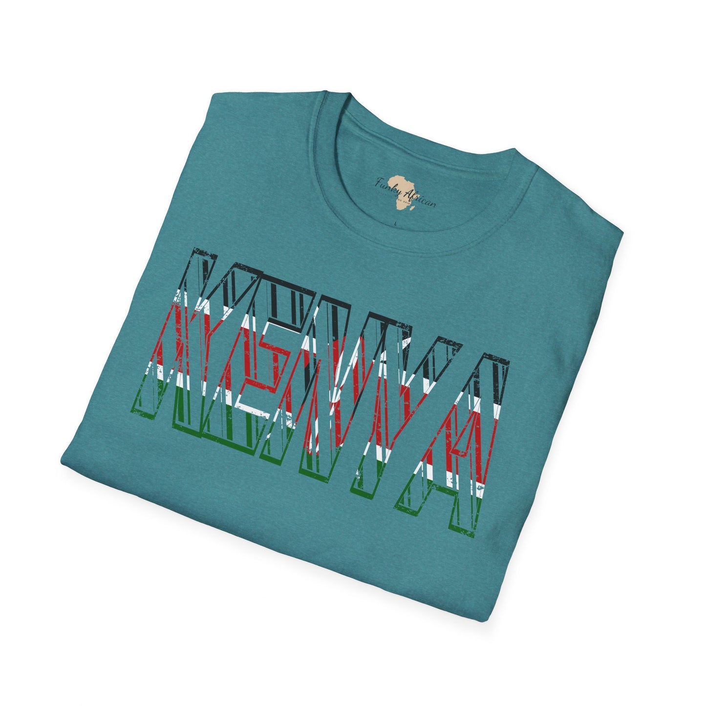 Kenya text unisex softstyle tee