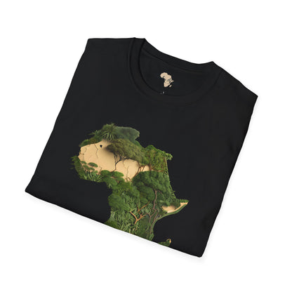 African forest unisex softstyle tee