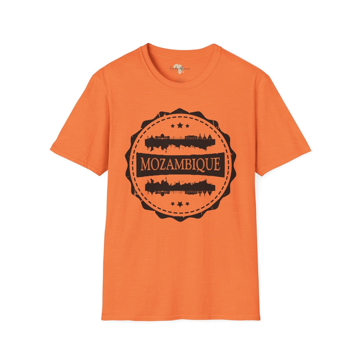 Mozambique Stamp unisex tee Funky African