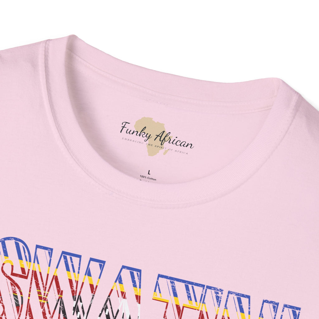 Eswatini text unisex softstyle tee Funky African