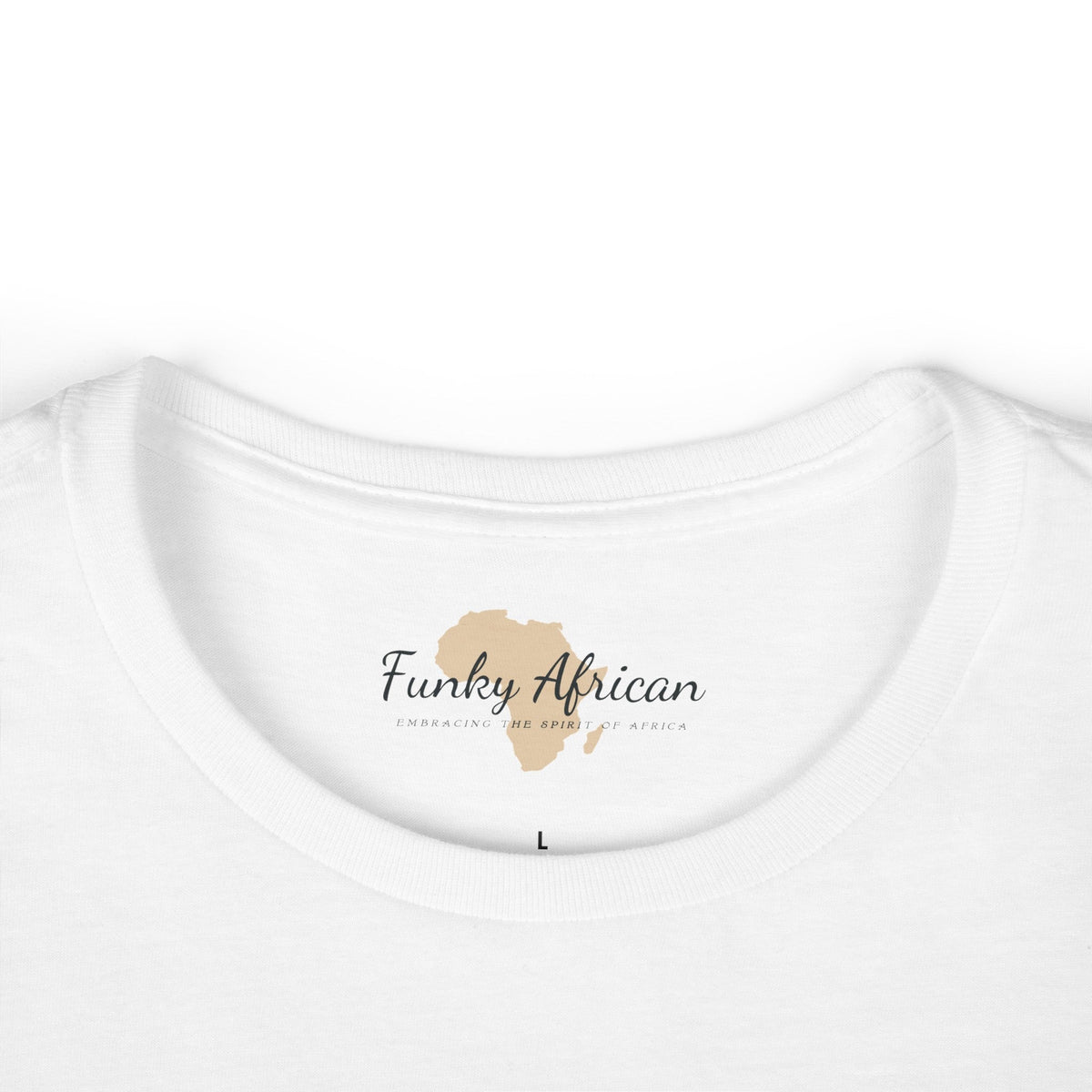 Empowering women together Women's Softstyle Tee Funky African