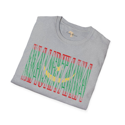 Mauritania text unisex softstyle tee