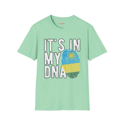 it's in my DNA unisex tee - Rwanda