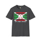 Burundi strip unisex softstyle tee Funky African