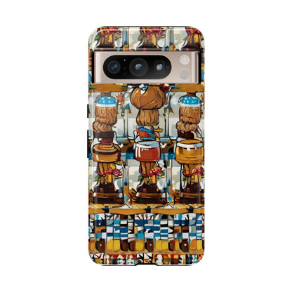 African Print Google Pixel Tough Cases