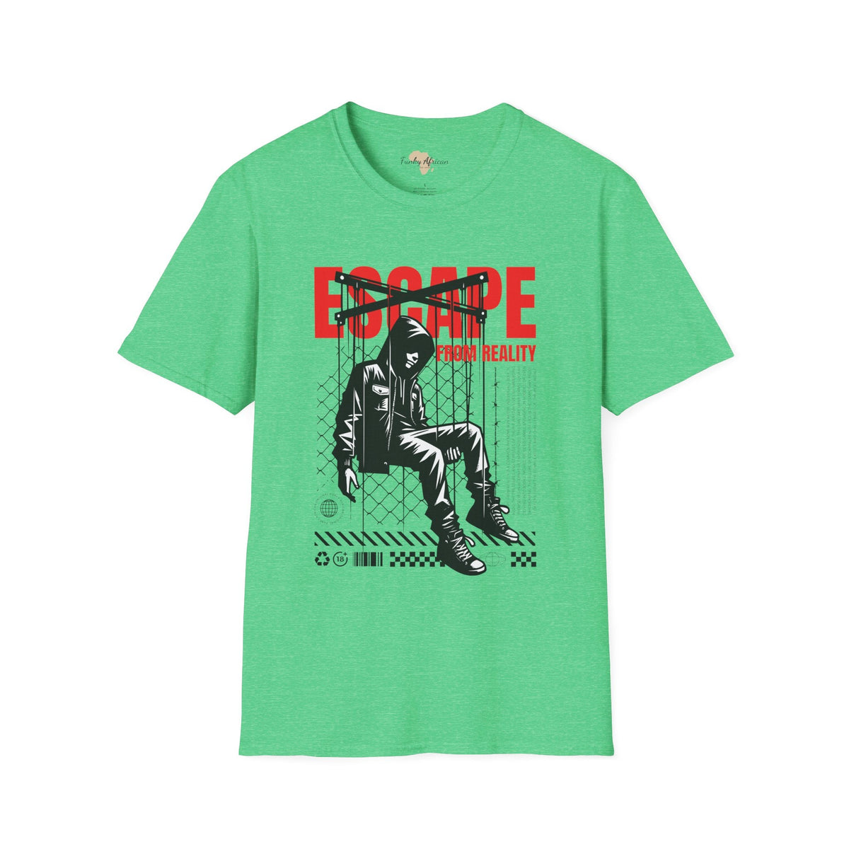 Escape from reality unisex softstyle tee Funky African