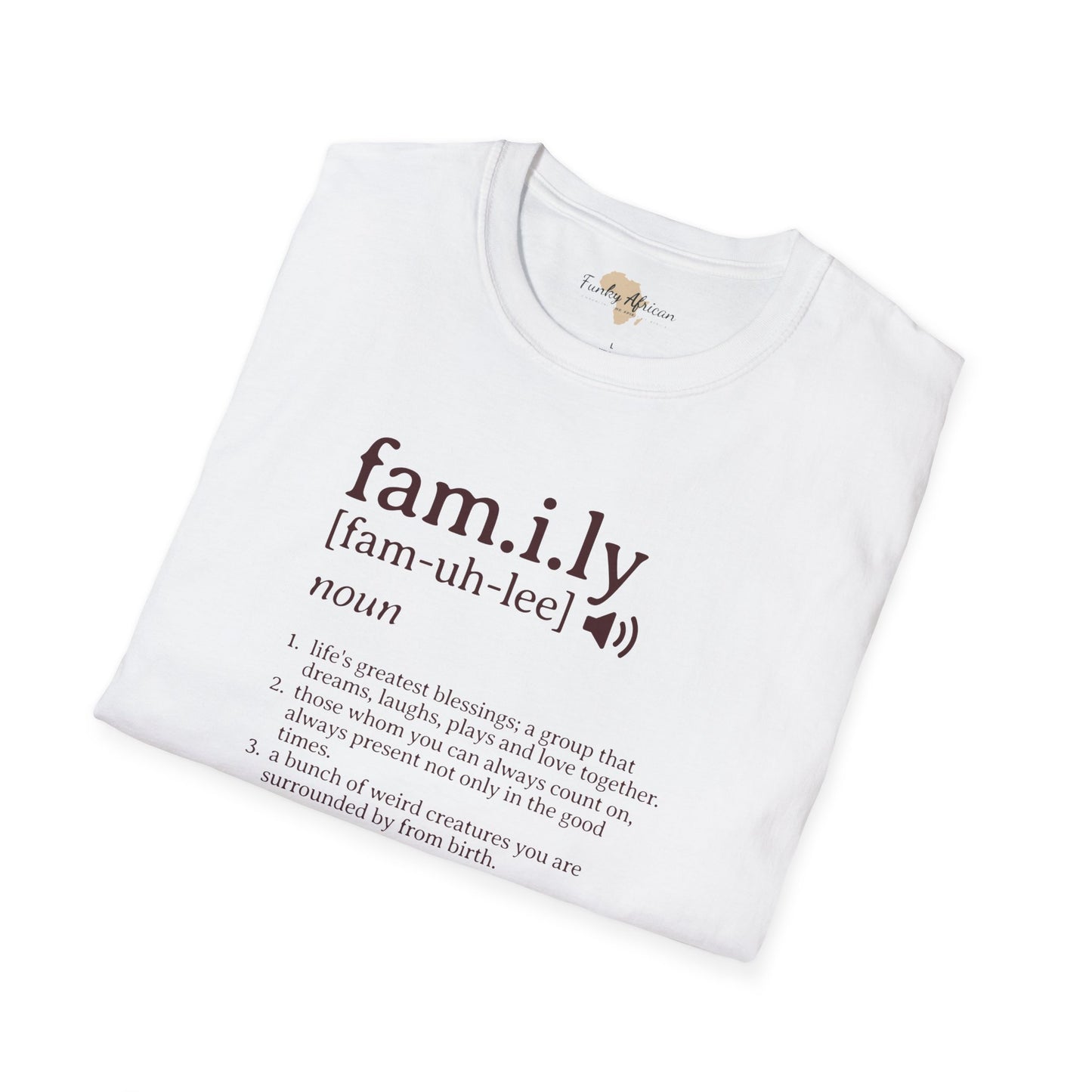 Family unisex softstyle tee