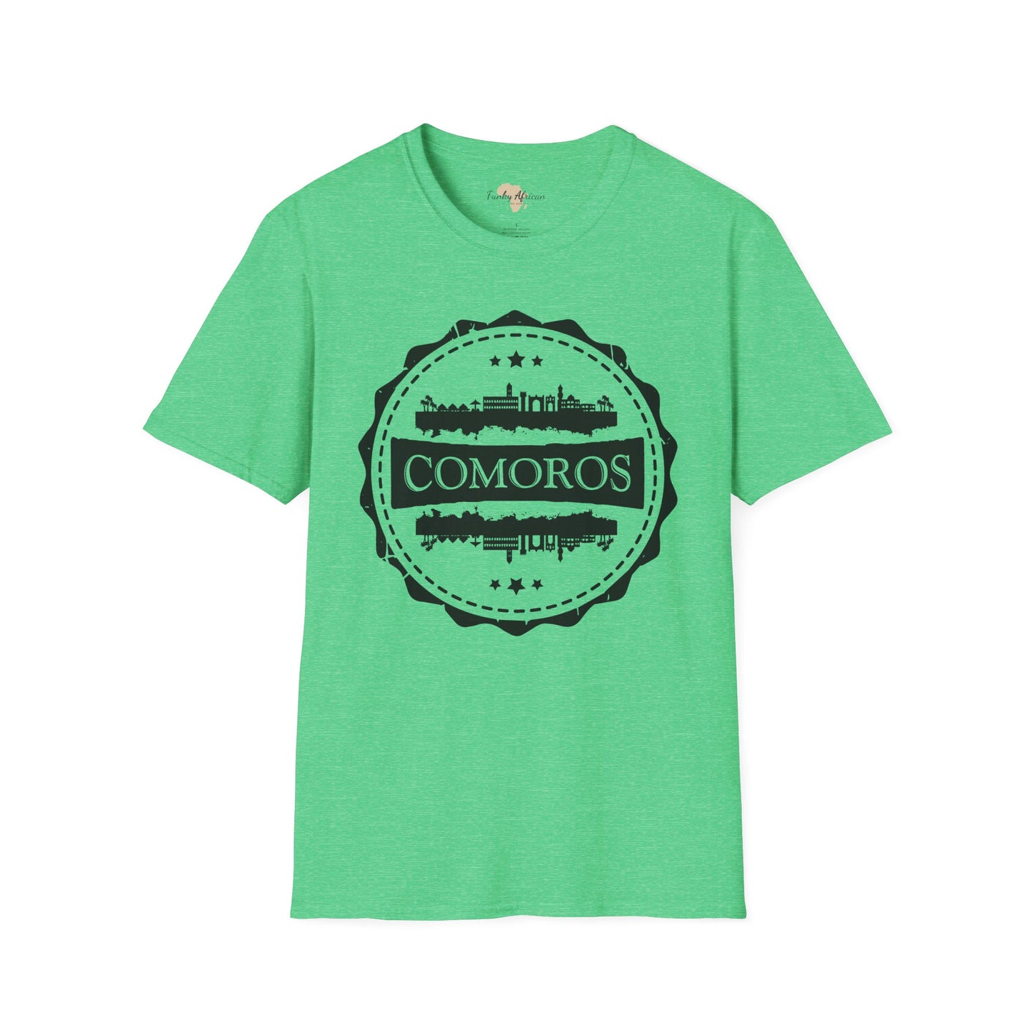 Comoros Stamp unisex tee