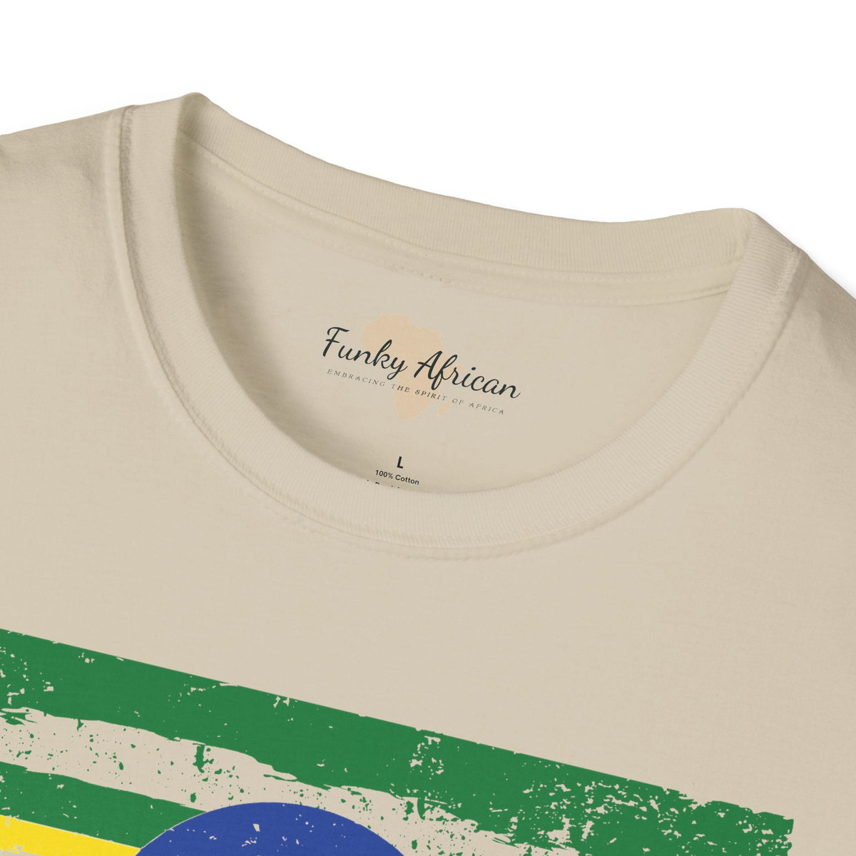 Ethiopia strip unisex softstyle tee Funky African