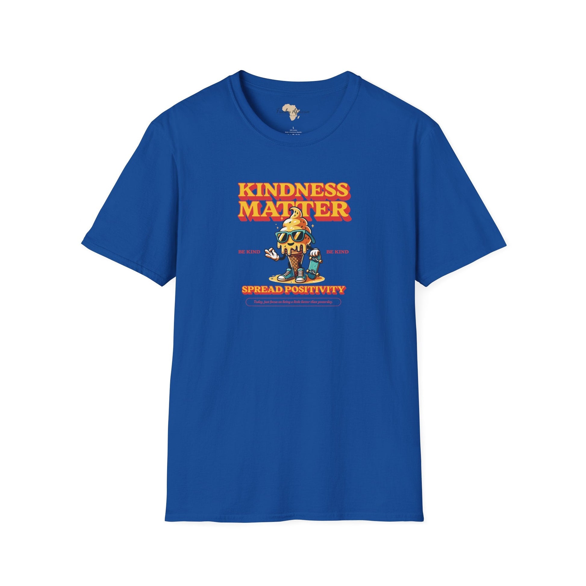 Kindness matter unisex softstyle tee Funky African