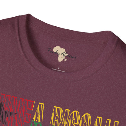 Guinea-Bissau text unisex softstyle tee