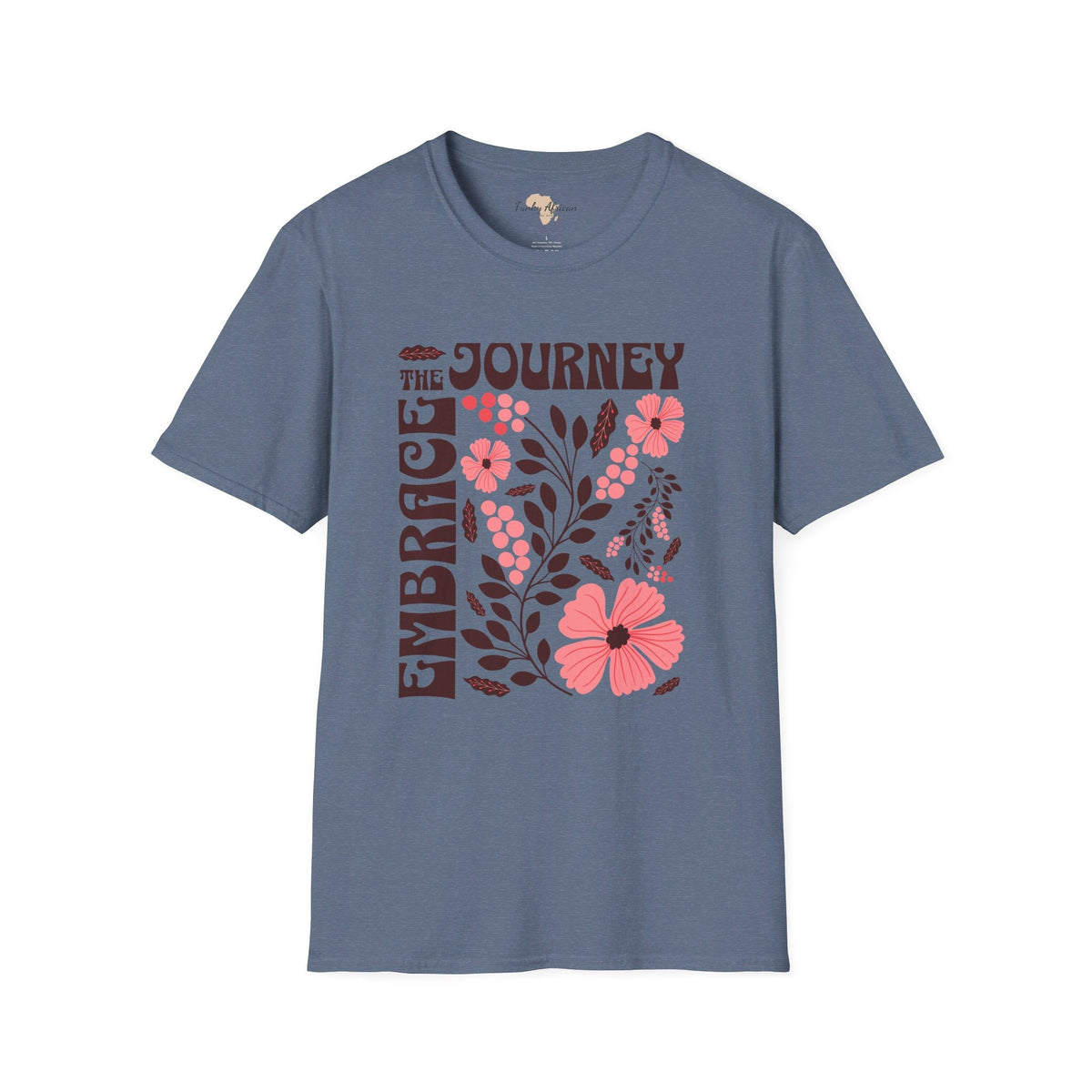 Embrace the journey unisex softstyle tee Funky African