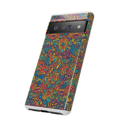 African Print Google Pixel Tough Cases